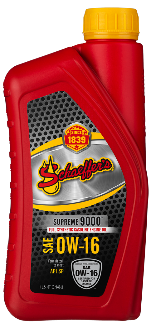 Schaeffer’s 9016 Supreme 9000™ Full Synthetic 0W-16